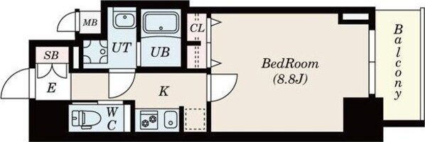 S-RESIDENCE東別院の物件間取画像